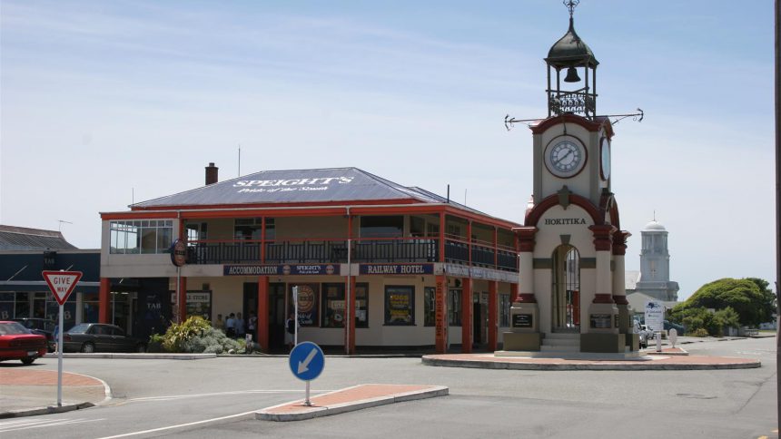 Hokitika centrum