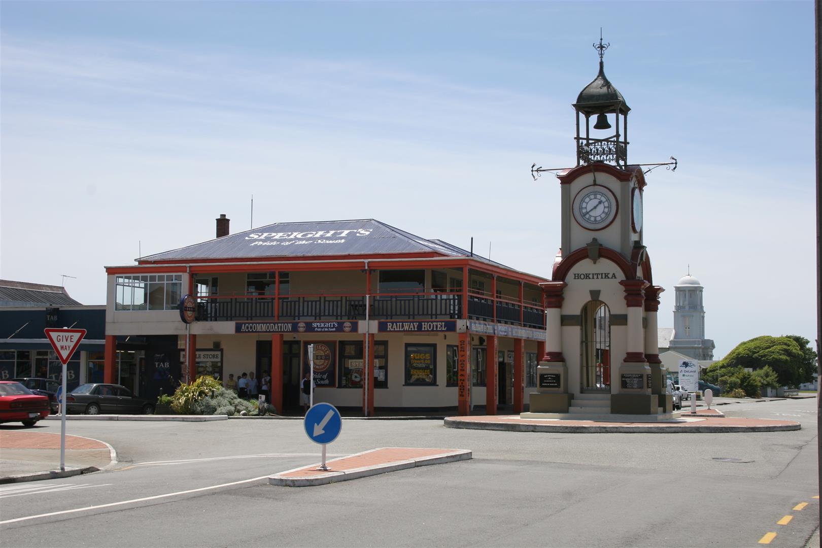 Hokitika centrum