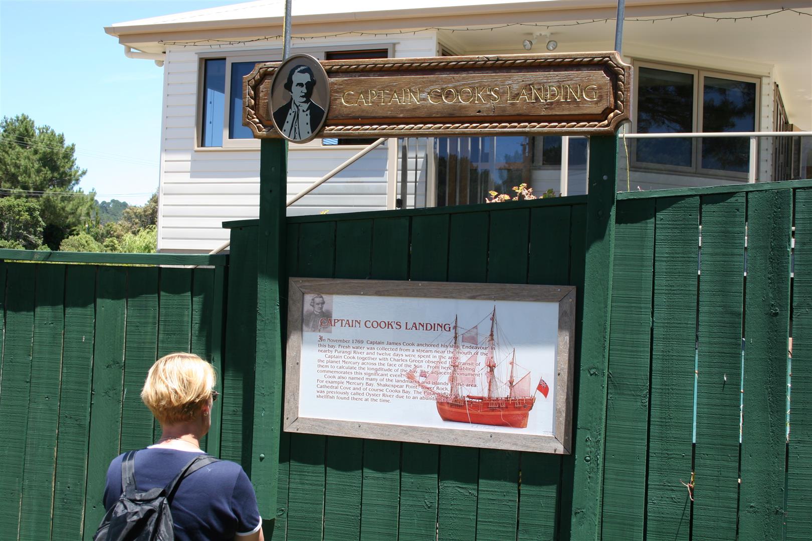 Cook's landing in 1777